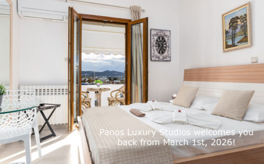 Panos Luxury Studios vi dà nuovamente il benvenuto dal 1° marzo 2026!