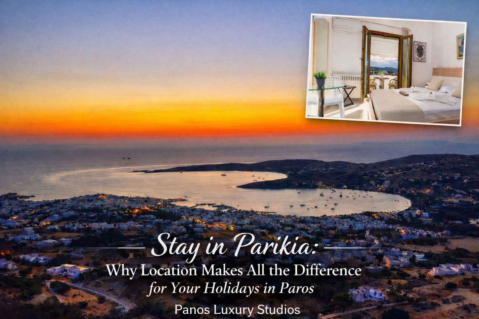 Stay in Parikia: